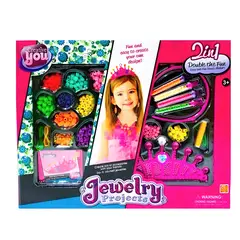 GENERICO - KIT PARA HACER PULSERAS DE NIÑAS 2 EN 1