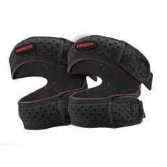 PROIRON - Rodillera Rotuliana Patelar Gris con Naranja Par