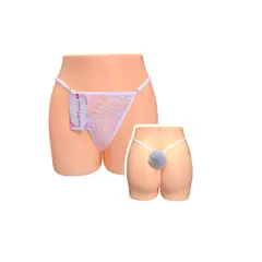 GENERICO - HILO CONEJA TANGA CONEJITA SEXY LENCERIA POMPON