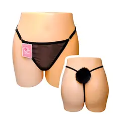 GENERICO - HILO CONEJA TANGA CONEJITA SEXY LENCERIA POMPON