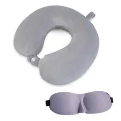 INSPIRA - Kit de Almohada de Cuello y Antifaz para Viaje