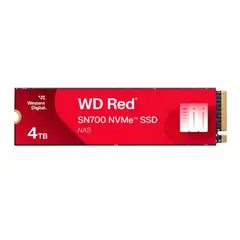WESTERN DIGITAL - SSD M2 RED SN700 NVME 4TB ROJO PN WDS400T1R0C