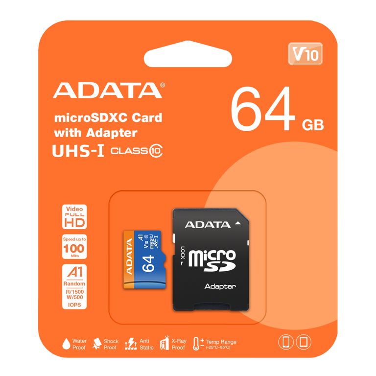 Memoria MicroSDXC UHS-I 64GB