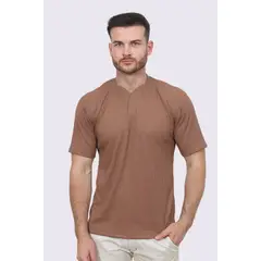 J JERAOUS - POLO NERU JERAOUS KING MANGA CORTA Café