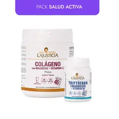 ANA MARIA LAJUSTICIA - PACK SALUD ACTIVA COLÁGENO CON MAGNESIO Y VIT. C TRIPTOFANO + VITAMINA B6 CON MAGNESIO