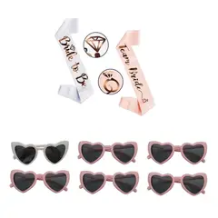 GENERICO - Pack para 6 despedida de soltera para novia y el team bride