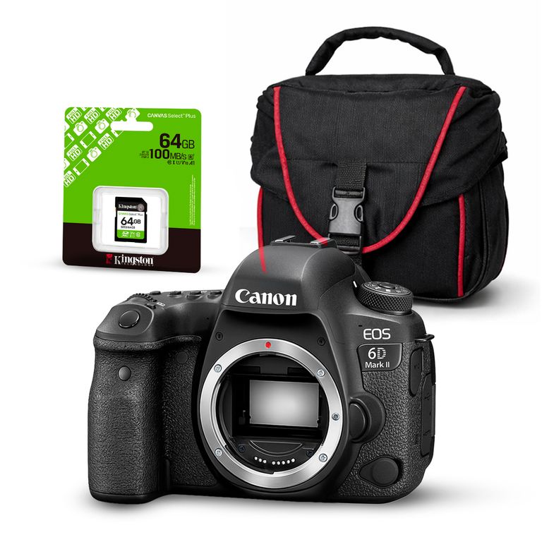 Cámara EOS 6D Mark II (Solo cuerpo) + Kit Básico de Accesorios