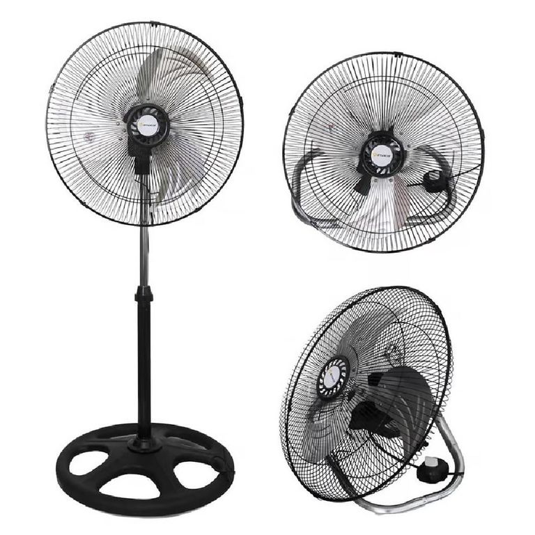 Ventilador FSM370 18" 3 en 1 Pedestal, Pared o Mesa 57 Watts