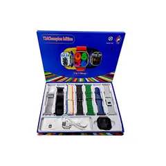 PREMIUM - Smart Watch T24 Bluetooth llamadas frecuencias - 7 Correas colores