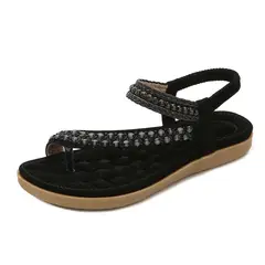 BLWOENS - Zapatillas Sandalias de verano para Mujers - Negro