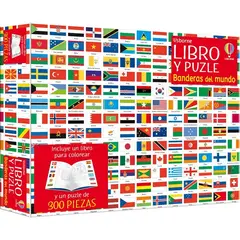 GENERICO - BANDERAS DEL MUNDO LIBRO Y PUZLE