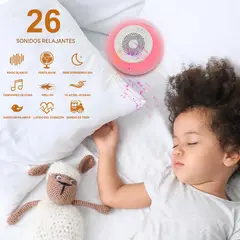 BABYKISS - MAQUINA PORTATIL DE RUIDO BLANCO LUMI 24 SONIDOS