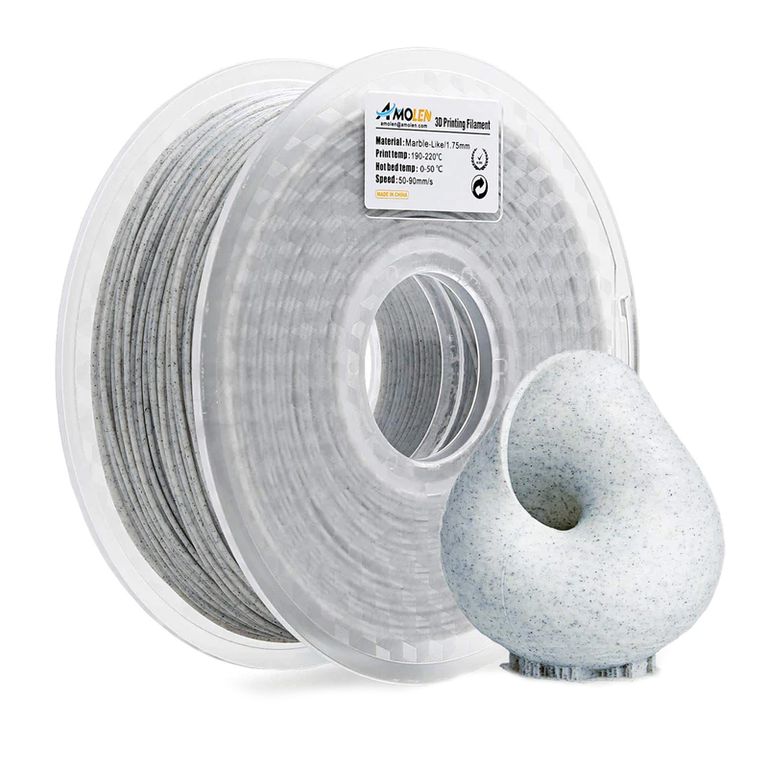 Filamento PLA para impresora 3D color Marmol