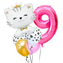 GENERICO - Set de globos de gato