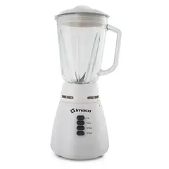 IMACO - Licuadora con Vaso de Vidrio BL4125V Blanco