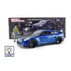 JADA TOYS - NISSAN GT R35 RAPIDOS Y FURIOSOS AUTO ESCALA 1-18 CON LUZ