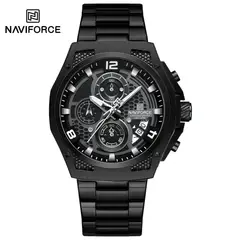 NAVIFORCE - Reloj Elegante Negro - NAV - 105