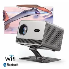 SEISA - Proyector Multimedia Con Base Smart Wifi 6 Bluetooth portátil M10 Android 11