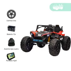 GENERICO - Carro a Batería 4x4 Licenciado Ultra Red
