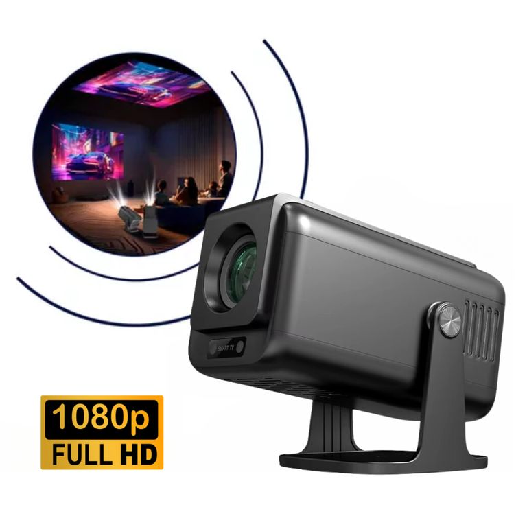 Proyector Smart Wifi 6 Bluetooth portátil V1 4K Android 13