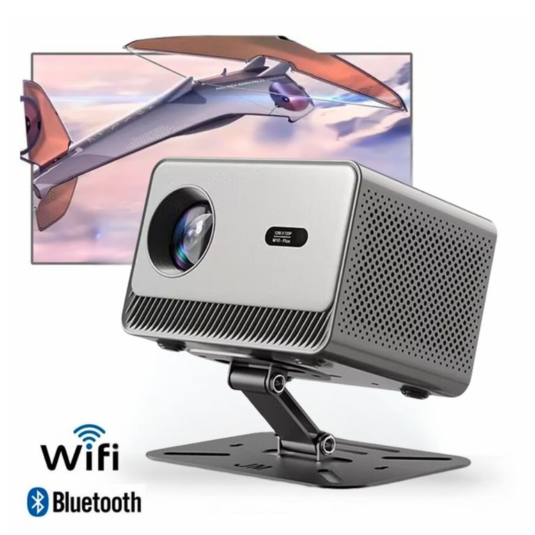 Proyector Multimedia Con Base Smart Wifi 6 Bluetooth portátil M10 Android 11