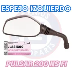 BAJAJ - ESPEJO IZQUIERDO PULSAR 200 NS FI