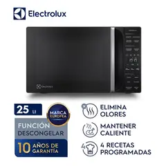 ELECTROLUX - Microondas Freestanding Eléctrico 25LT EMDY25S2MXB