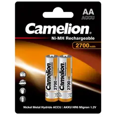 CAMELION - Pilas Recargables AA 2700mAh Alta Capacidad y Rendimiento