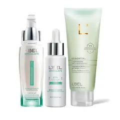 LBEL - Rutinal Facial Specialisté Anti-Oleosidad Limpiador con Serum y Crema