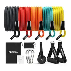 PROIRON - Set de 5 Ligas de Resistencia Tubulares