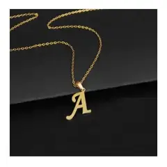 OEM - Collar Mujer Letra A Inicial Fino Acero Inoxidable x Navidad