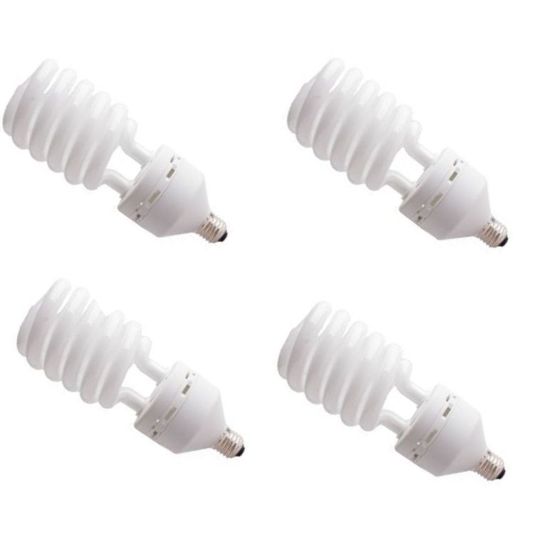 Pack 4 Focos LED Bombilla de 45w para estudio de fotografía
