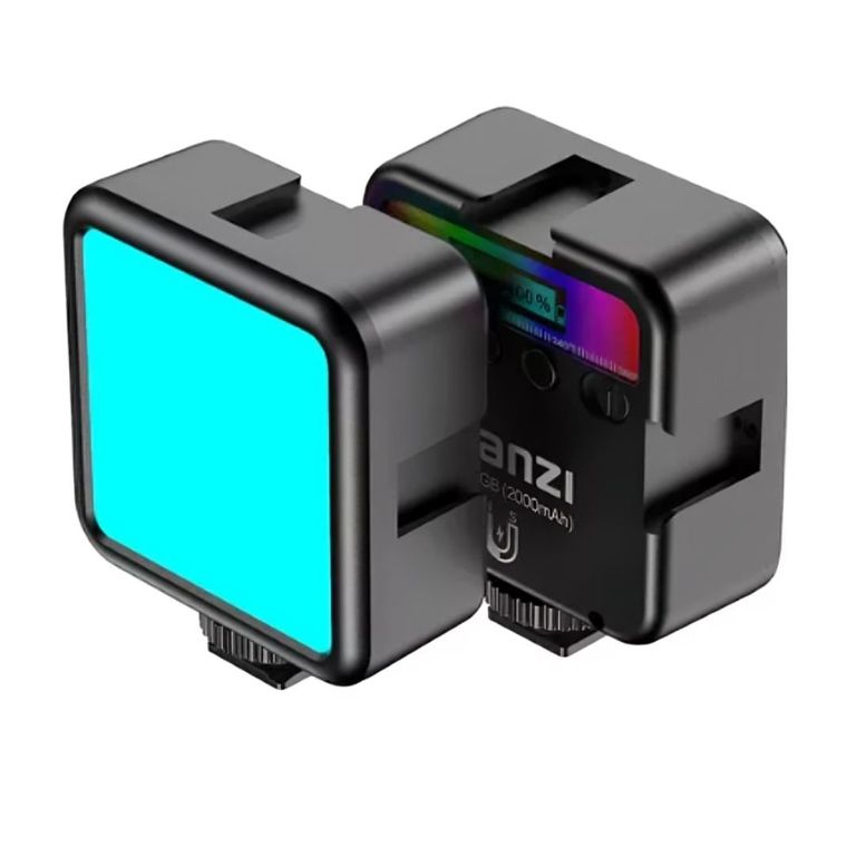 Luz LED RGB Recargable para Cámaras