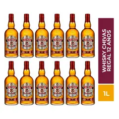 CHIVAS REGAL - Whisky 12 años 1L - 12 UND