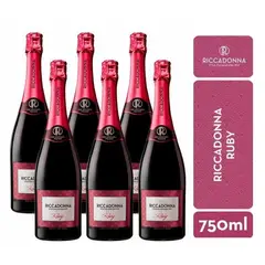 RICCADONNA - Espumante Ruby 750ml - 6 UND