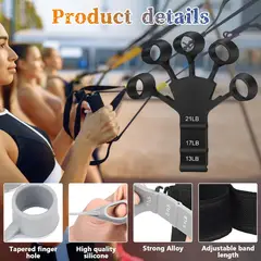 TODO FIT - FINGER TRAINER Fortalecedor de ejercicios terapias de dedos