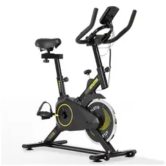 ATLETIS - Bicicleta Spinning Pro 400 Amarillo 6 Kg
