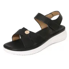BLWOENS - Zapatillas Sandalias de verano para Mujers - Negro