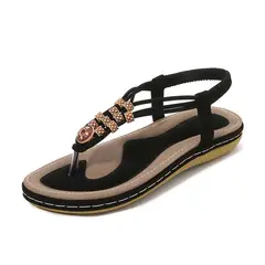 BLWOENS - Zapatillas Sandalias de verano para Mujers - Negro