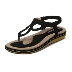 BLWOENS - Zapatillas Sandalias de verano para Mujers - Negro