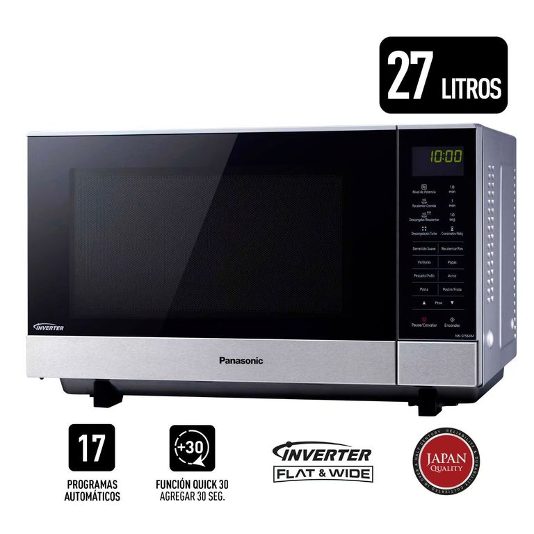 Horno Microondas NN-SF564 Inverter 27 lt Silver