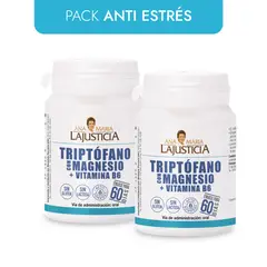 ANA MARIA LAJUSTICIA - PACK ANTI ESTRÉS  2 TRIPTÓFANO CON MAGNESIO + VITAMINA B6  60 comprimidos