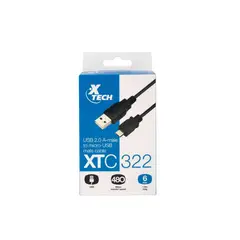 XTC - Cable Xtech USB 2.0 A Micro USB Type B - XTC-322