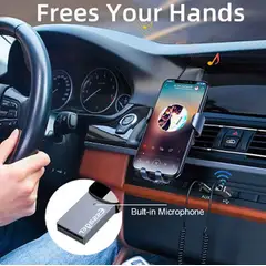 ESSAGER - Receptor inalámbrico Bluetooth 5.0 manos libres altavoz de coche