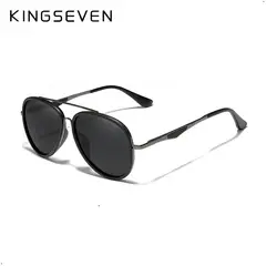 KINGSEVEN - Lentes de Sol Modelo Aviador Proteccion UV 400