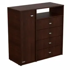 NACION MUEBLES - CÓMODA VINTAGE MARRÓN NM