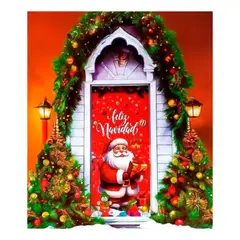 GENERICO - FUNDA PARA PUERTA NAVIDEÑA