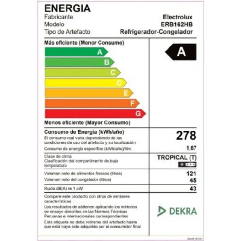 Refrigerador No Frost Top Mount 251L ERT28F2P4AB