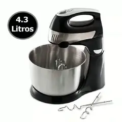 PRIMA - Batidora de Mano y Pedestal 300 Watts - Negro