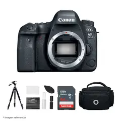 CANON - Cámara EOS 6D Mark II Cuerpo Solo + Kit Ultimate de accesorios